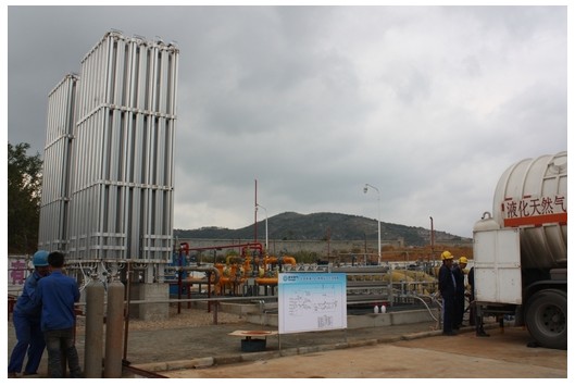 我市首座LNG釋放站建成，燃氣保供能力將有所提升